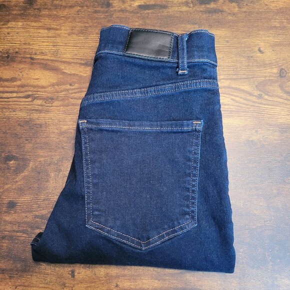 Express Jeans Womens 4 R Button Fly Ankle Skinny Super High Rise Tummy Control - Picture 3 of 11